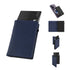 TOYFID Aluminum Alloy Wallet With Genuine Leather Cover Men&