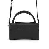 Leather Case with Adjustable Fabric Strap for AirPods Max (Black)-0