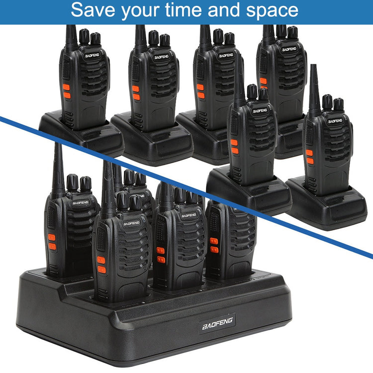 Baofeng 888S Charger Multi Battery Six Way 5V 4A Fast Charger-3